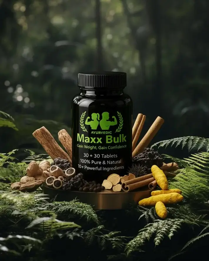 Maxx Bulk MuscleVeda Ayurvedic Stamina & Muscle Gainer Capsules